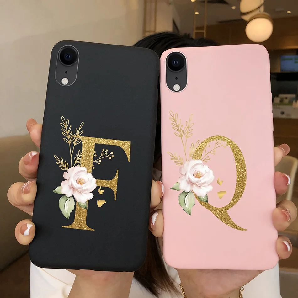 Cute Black Cat TPU Silicone Phone Case - Pretty Fashion Letters Design, Stylish Back Cover