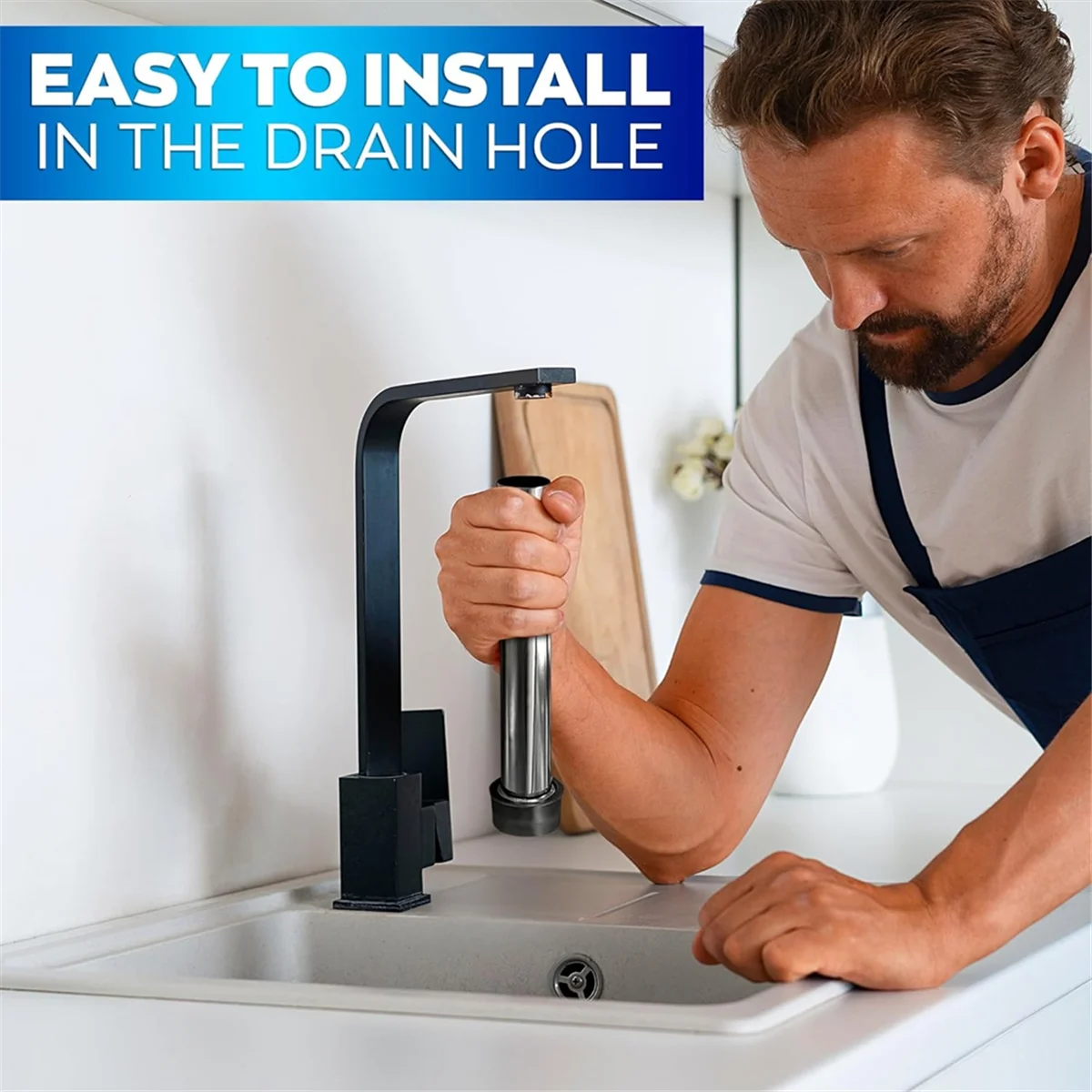 ABBO-Bar Sink Overflow Pipe 7.48inch Sink Strainer Pipe