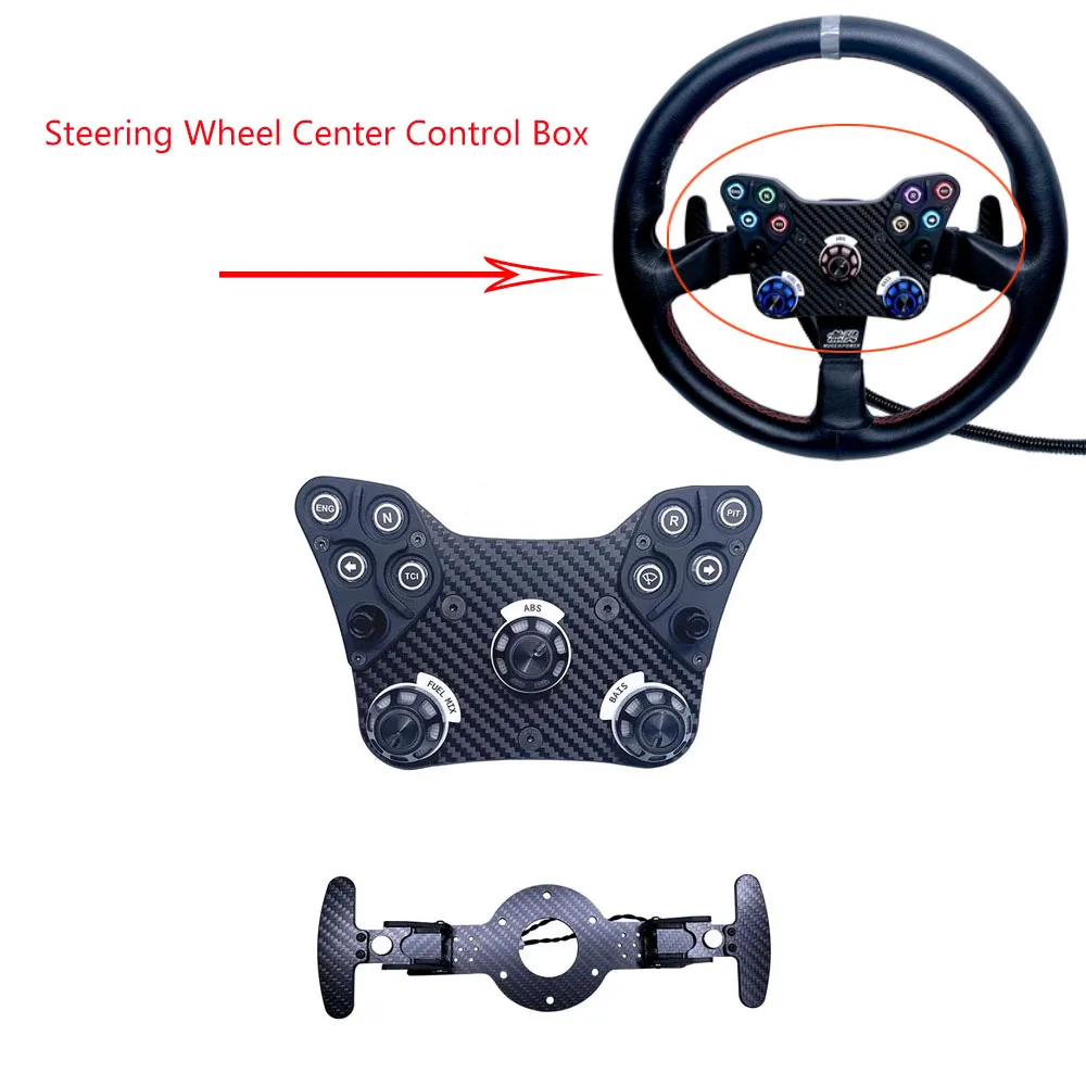 Simulazione Pc Racing Pc Rally Volante Scatola Di Controllo Centrale Paddle Shifters Adattatore Per Thrustmaster/Logitech