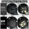 2/4pcs Car Cup Holder Coaster Silicone Cup Holder Insert Universal Non-Slip Cup Holders Car Accessories Interior Silent Cup Pad 5
