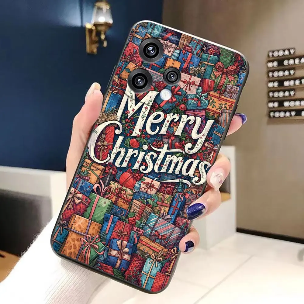 Sleek and Stylish Phone Case with Festive Merry Christmas Design