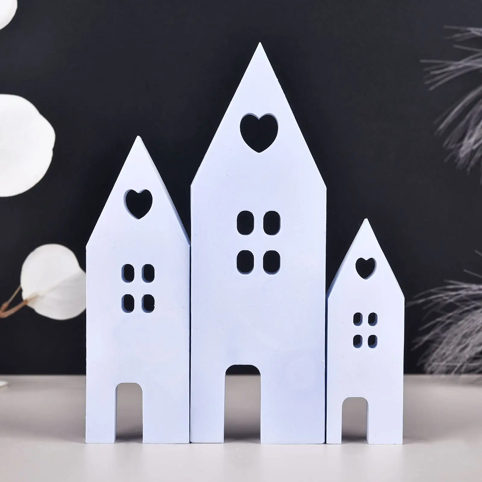 

3 шт./набор, силиконовые формы в форме сердца