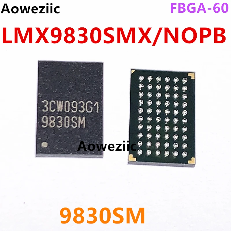 

Новый и оригинальный модуль последовательного порта LMX9830SMX/NOPB FBGA-60 9830SM Bluetooth