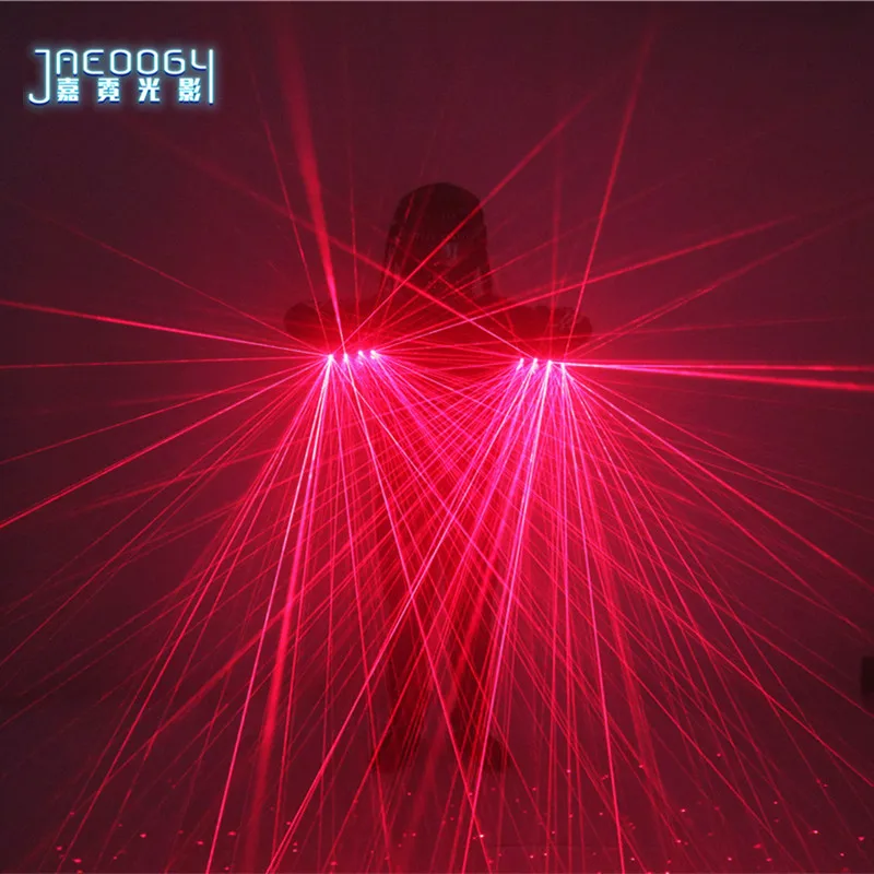 Red Laser Gloves Nightclubs Stage Performances Fluorescent Props LED Luminous Glasses Music Festival