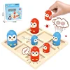 Mini Advanced tic tac toe party board game puzzle Interactive games for family Battle competition Desktop games birthday gift 3