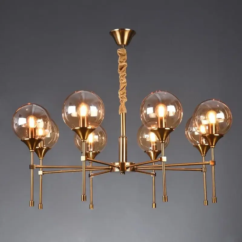 Modern Designer Ceiling Chandelier Metal for Living Room Bedroom Hall Pendant Lamp Minimalist Decor Lighting Lusters Fixture