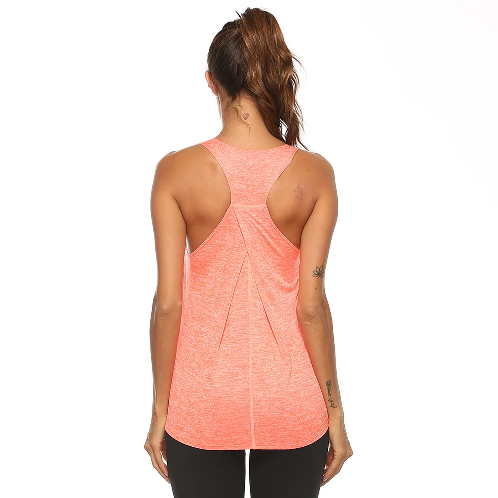 Women Running Shirts Sleeveless Gym Tank Tops Women's Sportswear Quick Dry Breathable Workout Tank Top Fitness Clothes