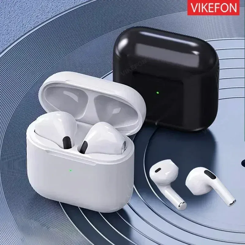 2025 Pro 4 TWS Wireless Headphones Earphone Bluetooth-compatible Waterproof Headset with Mic for iPhone Pro4 Earbuds