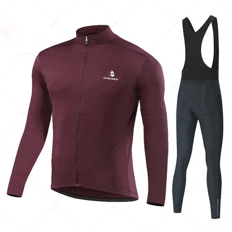 Fluorescent Color Lente Herfst Zomer Wielertrui Etxeondo Lange Mouw Fietsen Kleding Bike Ciclismo Ropa De Hombre Maillot