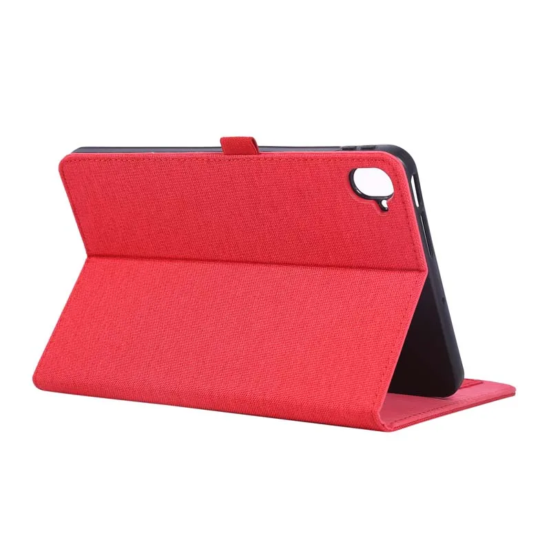 Jeans Fabric Flip Case with Stand Holder and Card Slots