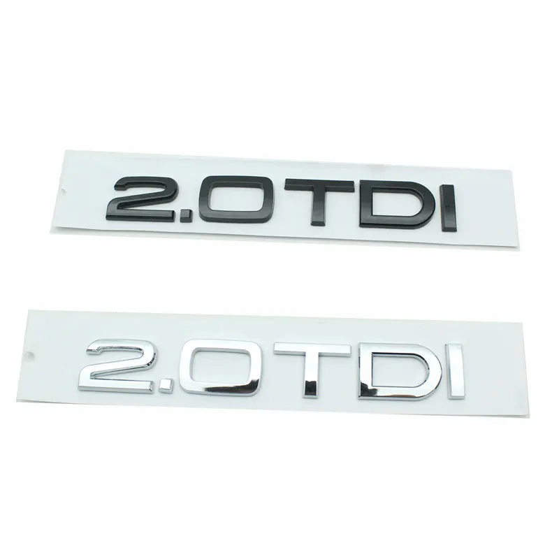 

2.0TDI 3.0TDI logo ABS badge car stickers for Audi series trunk label modification TDI decorative accessories body refit decals