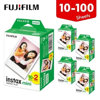 Fujifilm Instax Mini Pellicola Bordo Bianco 10 20 40 60 80 100 Fogli Per FUJI Macchina Fotografica Istantanea Mini 12/11 Mini 9 8 7s 70 EVO Link