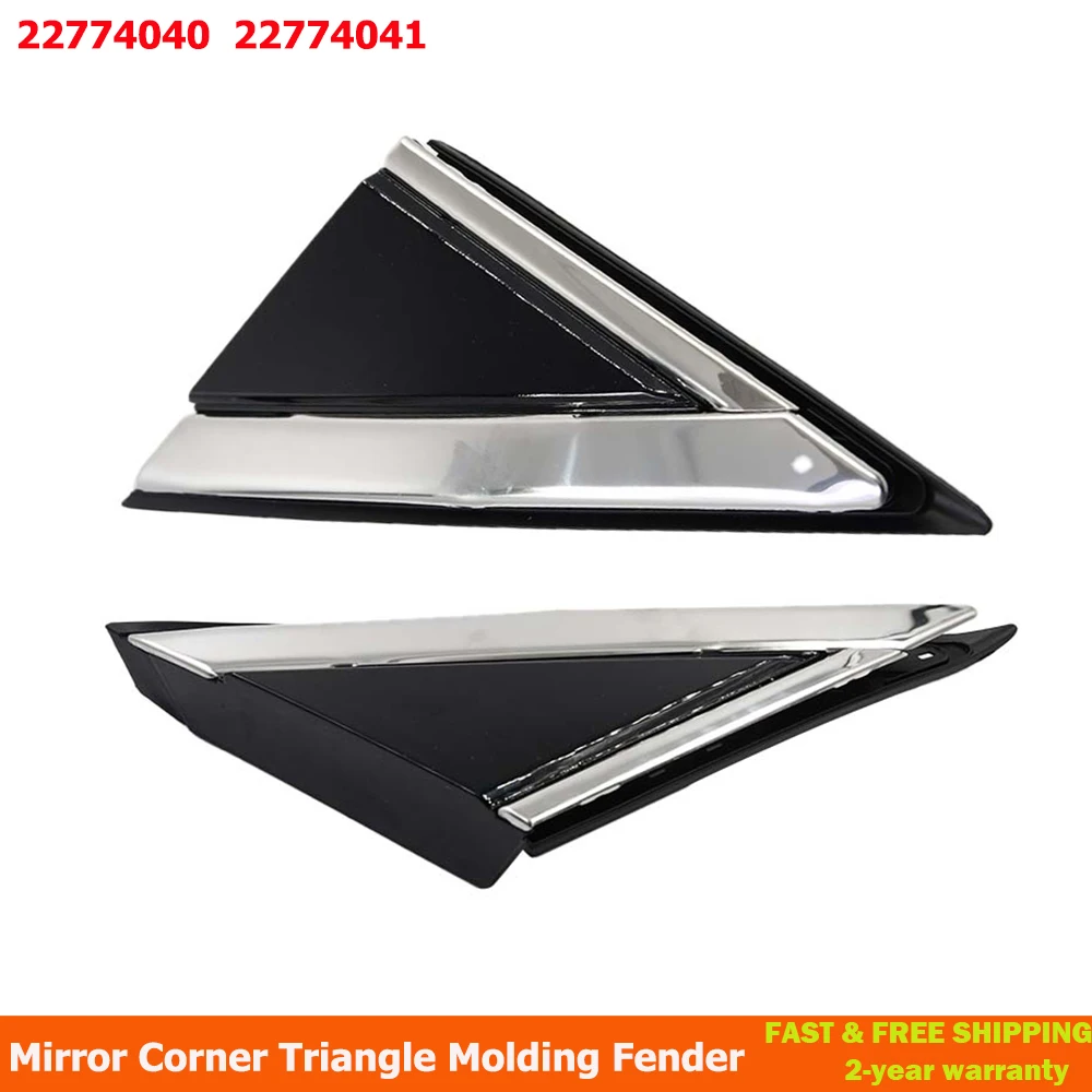 

Front Left/Right Mirror Corner Triangle Molding Fender For Cadillac SRX 2010-2016 22774041 22774040