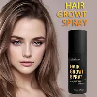 Spray pour la croissance des cheveux, 50ml, favorise la santé des follicules pileux, Production de mélanine, traitement d'épaississement des cheveux pour hommes et femmes, soins capillaires 4