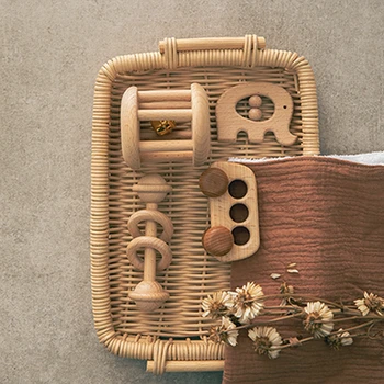 Wooden Rattle and Educational Toys - Wooden Toys 6