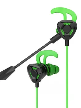 Игровые наушники с микрофоном, наушники с шумоподавлением, подключаемые к игре, мобильная игра, мобильный компьютер, проводная гарнитура PUBG...