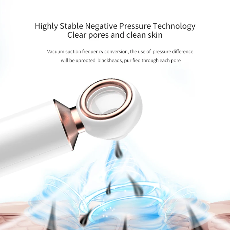 Electric blackhead remover USB rechargeable men's and women's facial blackhead removal instrument blackhead pore cleaner