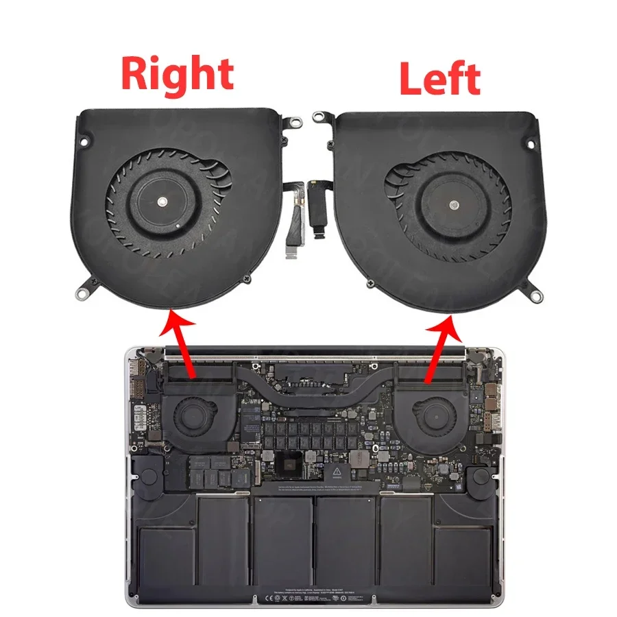 Radiateur/Dissipateur Apple MacBook Pro Retina 15″ A1398 – 2012-2013 – Reconditionné