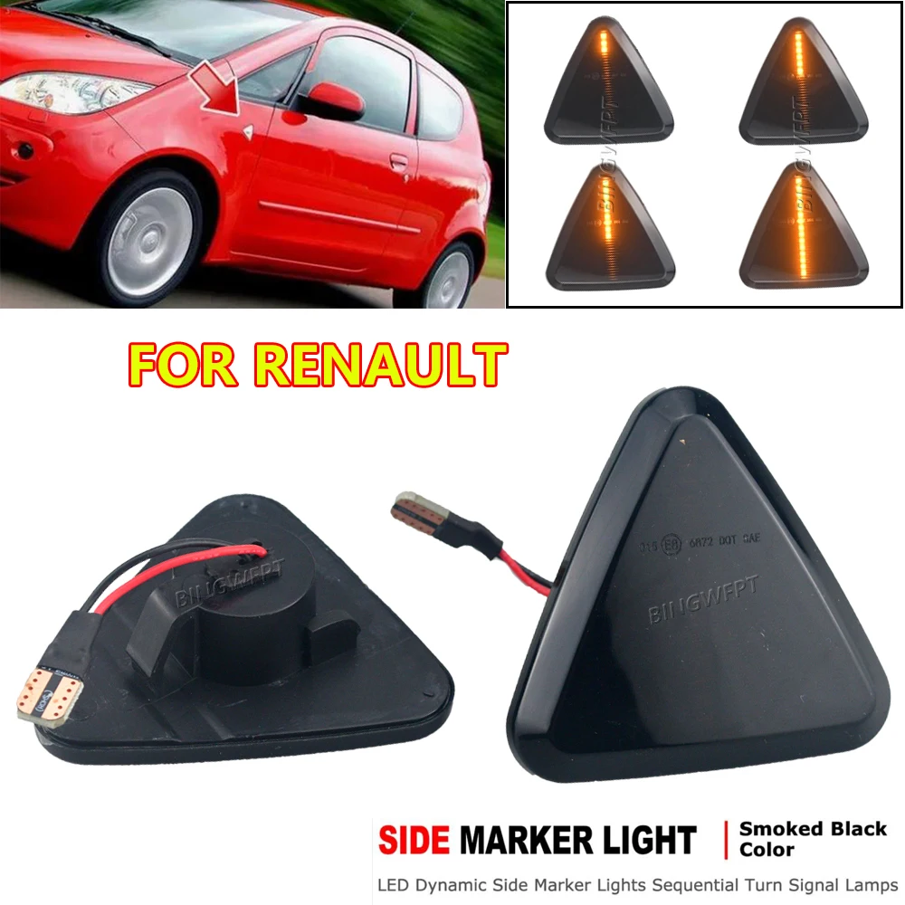 2PCS For RENAULT KANGOO II 2008 2009 2010 2011 2012 2013 Dynamic