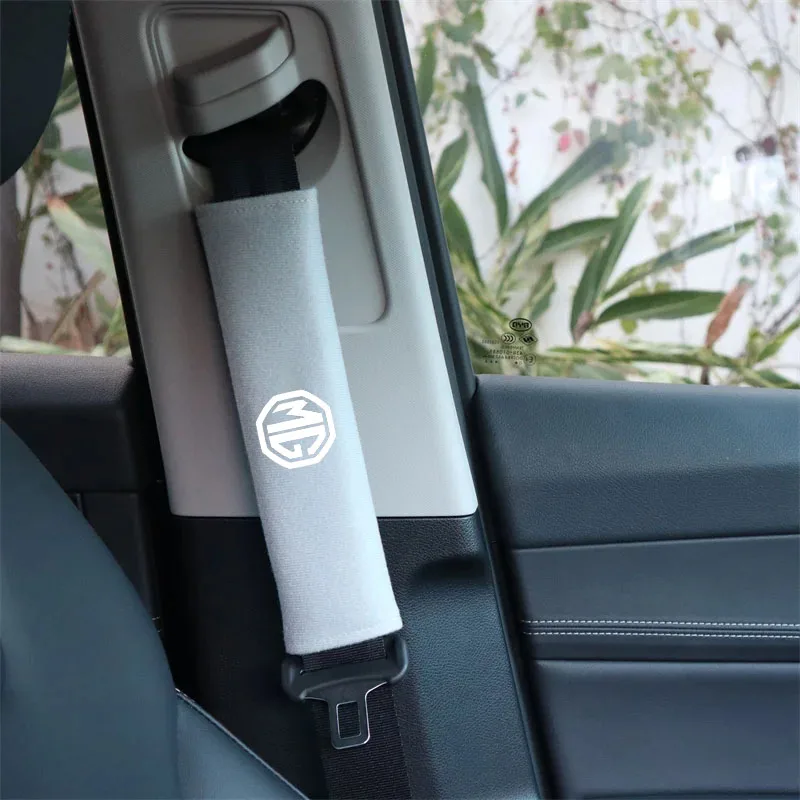 2개입 자동차 안전벨트 어깨 보호 패드 MG ZS HS GT HECTOR MG3 MG5 MG6 MG7 자동차 액세서리