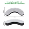 6/10/20Pcs Dog Cat Fountain Filters Water Replacement Filter for 1.6L/2.4L Pet Fountain Filtration System Pre-Filter Sponges 6