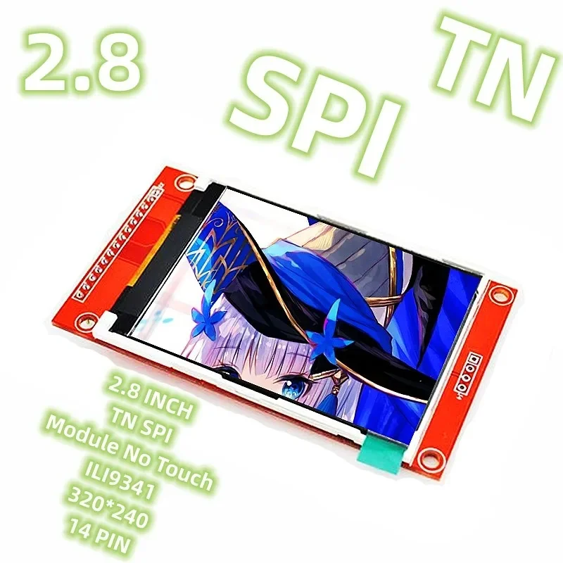 รูปสินค้า จอแสดงผล 2.8 นิ้ว Esp32 ILI9341 สีแดง 4 สาย SPI