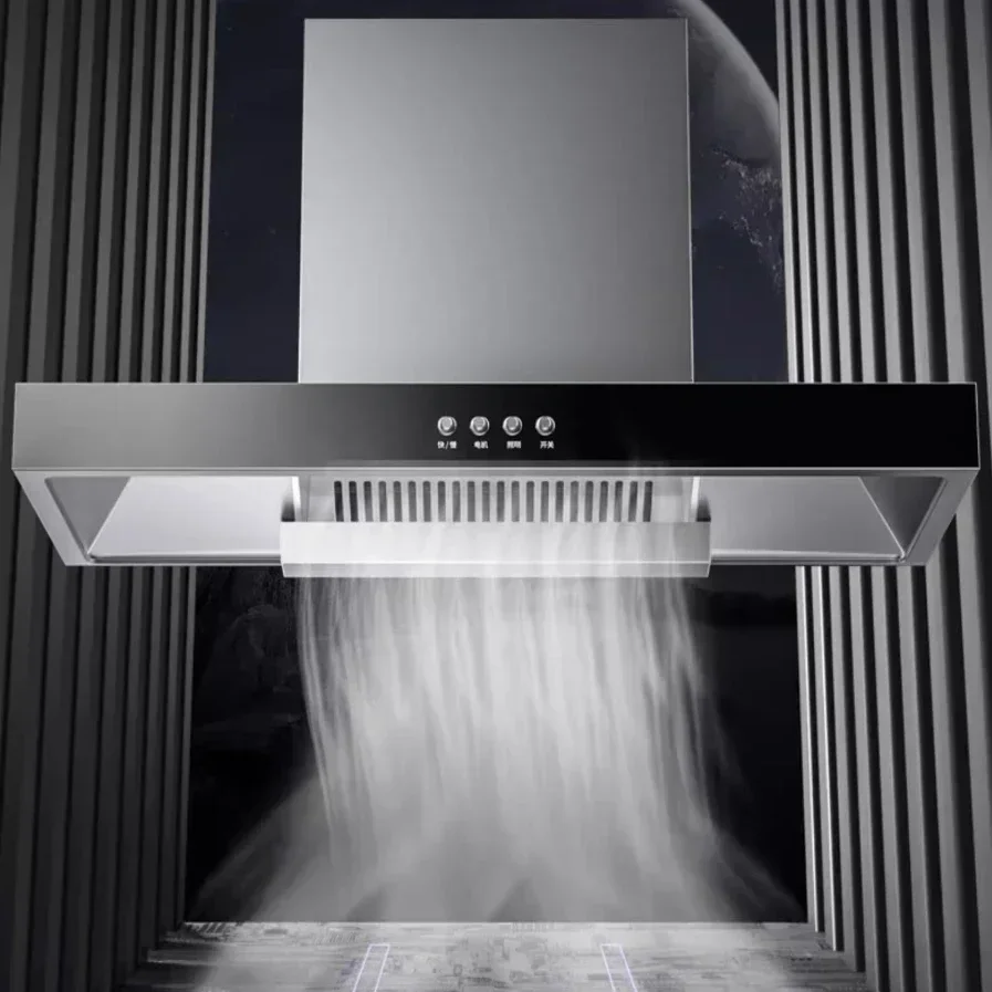 Small range hood with large suction power and exhaust - suitable for rural homes and rental kitchens Range hood kitchen 3