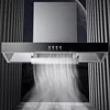Small range hood with large suction power and exhaust - suitable for rural homes and rental kitchens Range hood kitchen 3