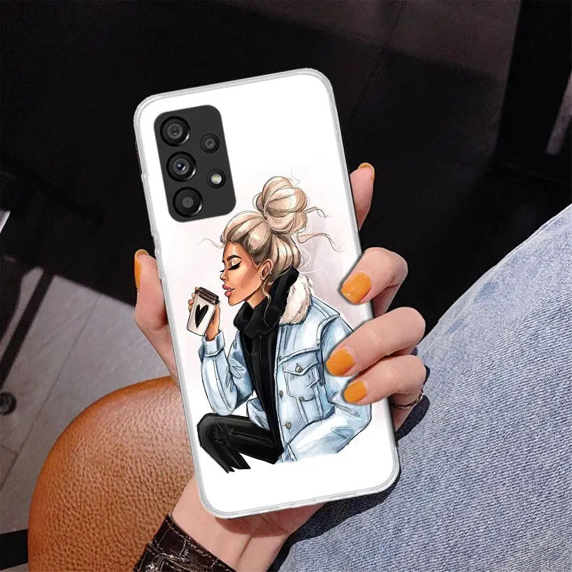 Empowering Girl Boss Coffee Design Phone Case