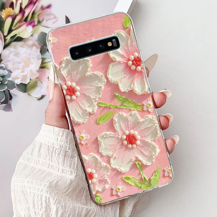 Cute Cat Luxury Painted Soft Silicone Phone Case Cover