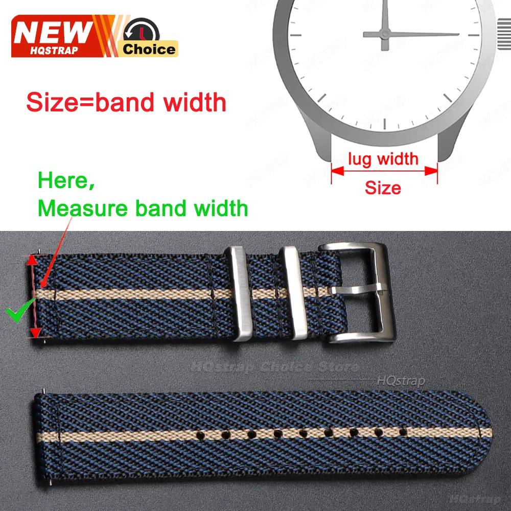 Enhanced Woven Nylon Quick Release Wristband – Durable Military-Style Strap