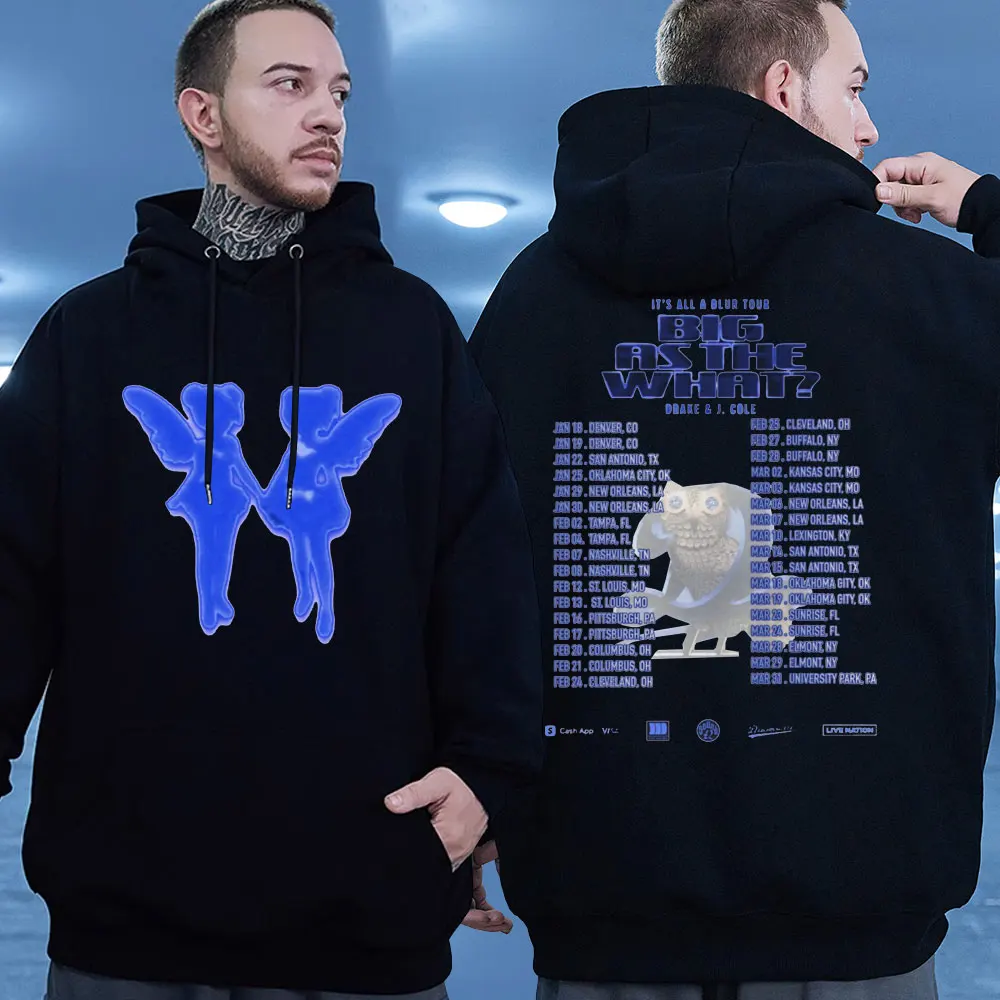 Rapper Drake for All The Dogs Scary Hours Edition Album Cover Tour 2024 Hoodie Men Women Spring and Autumn Sweatshirts Hoodies