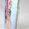 1 Pc Transparent Acrylic Card Holder, Special Storage Box For Office Desk Data Catalogue Rack Single-Layer Wall-Mounted Wall 3