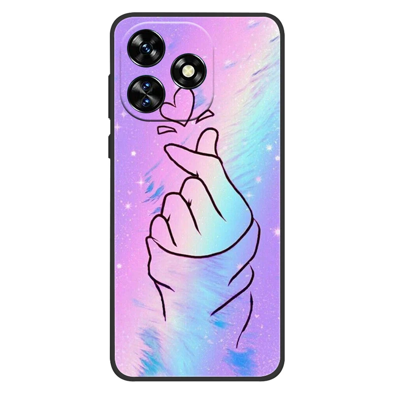 Luxury Silicone Soft Bumper Phone Case - Fashionable Space Design