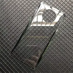 Transparent Clear Back Battery Cover Glass Rear Housing Panel Replacement with Adhesive Sticker (Transparent)