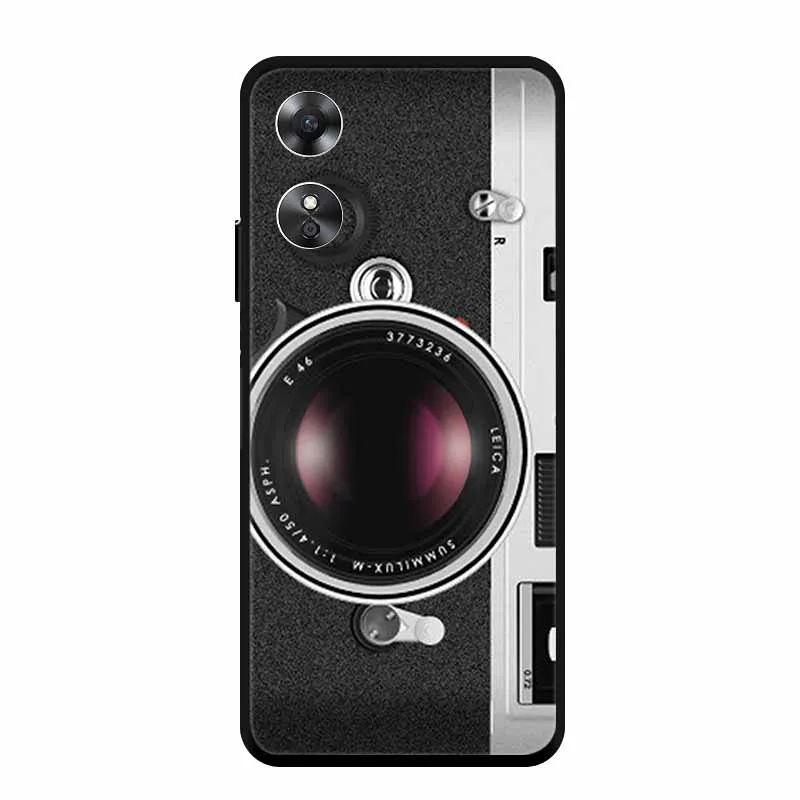 Cool Animal Design Black Edge Silicone Soft Phone Cover Case