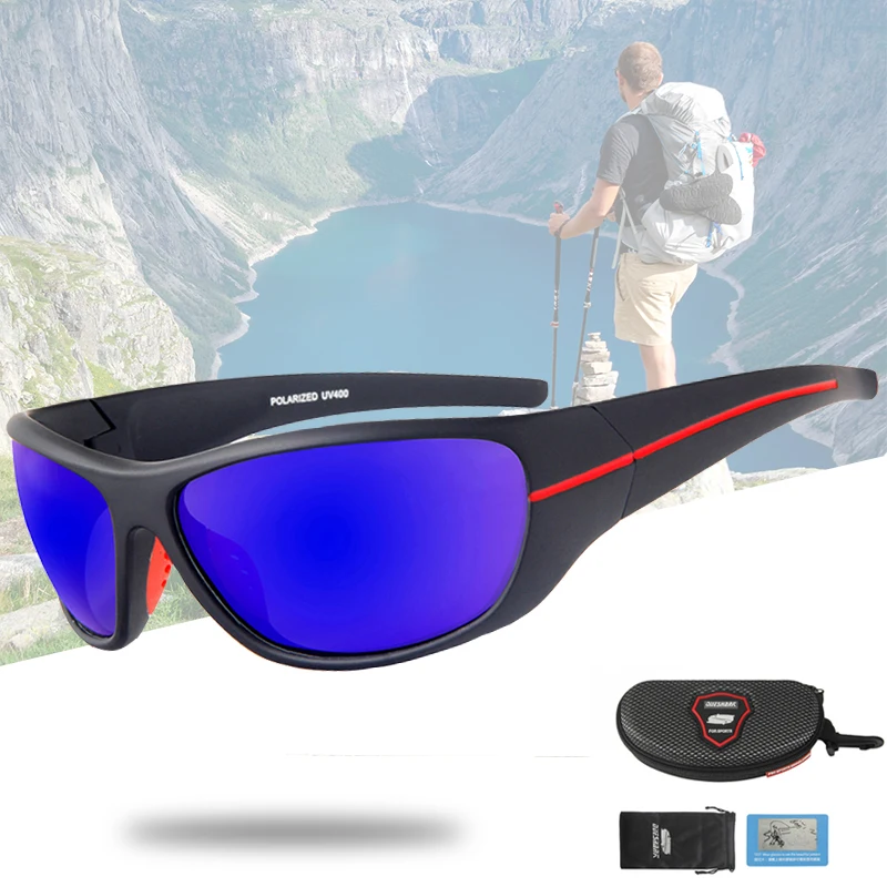 Queshark Polarized Camping Hiking Fishing Sunglasses Sports Glasses Climbing Eyewear Golf Driving Glasses Men Women polarized sunglasses fishing sunglasses
