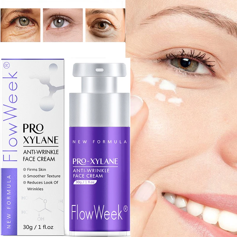 Flow Week Anti Wrinkle Cream Bosein Anti Aging Firming Lifting Fade Fine Line Face Cream Moisturizing Nourish Skin Care