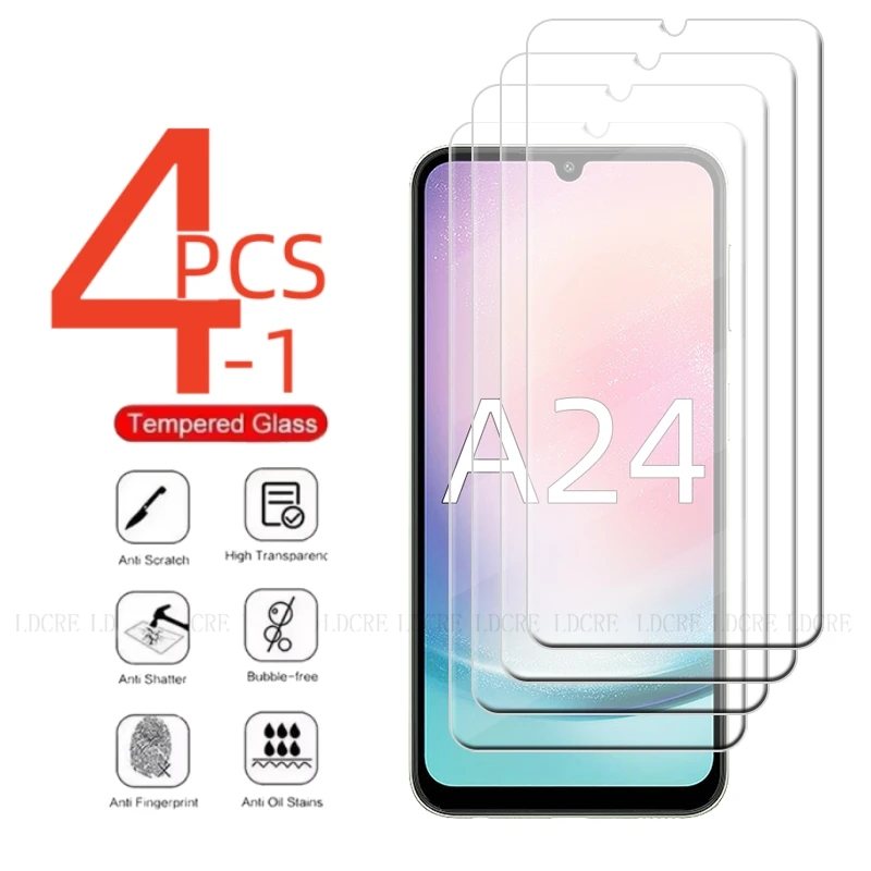 Premium Clear Tempered Glass Screen Protector (4-Pack)