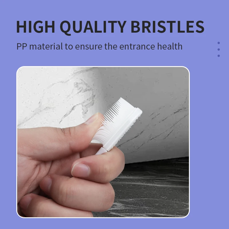 울트라 파인 성인 나노 치과용 부드러운 칫솔, 딥 클리닝 구강 위생, 잇몸용 부드러운 실리콘 강모 칫솔, 4 개