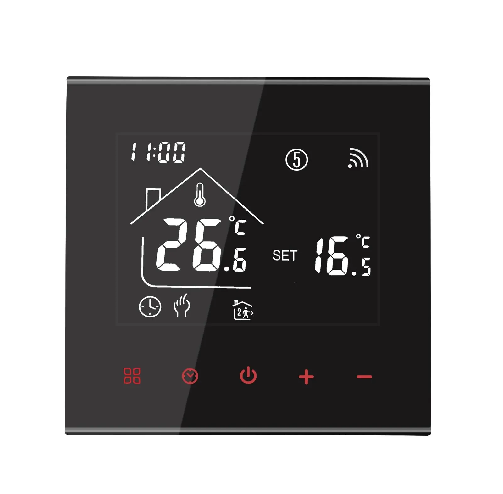 MINCO HEAT 따뜻한 바닥 온도조절기, 투야 와이파이, 3A, 16A, 전기, 가스 보일러, 물 난방 온도 조절기, 1 개