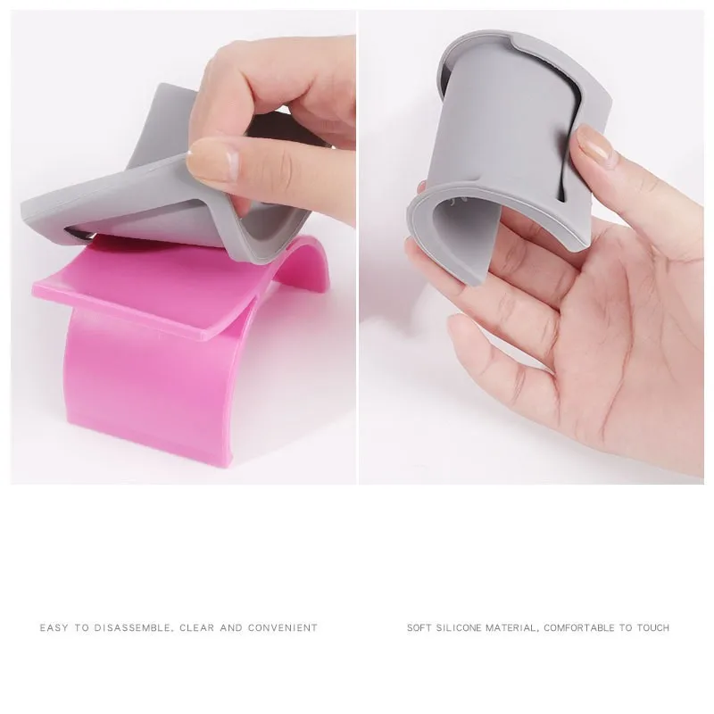 Nail Art Pillow U Shape Silicone Hand Arm Rest Holder Washable Soft Palm Rests Stand Salon Nail Tools Professional Equipment