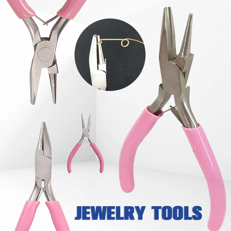 Pince à boucle de fil concave ronde, pince à bijoux de précision, outils de cintrage de fil, outils à main de bijoux, outil de bricolage, pince coupante