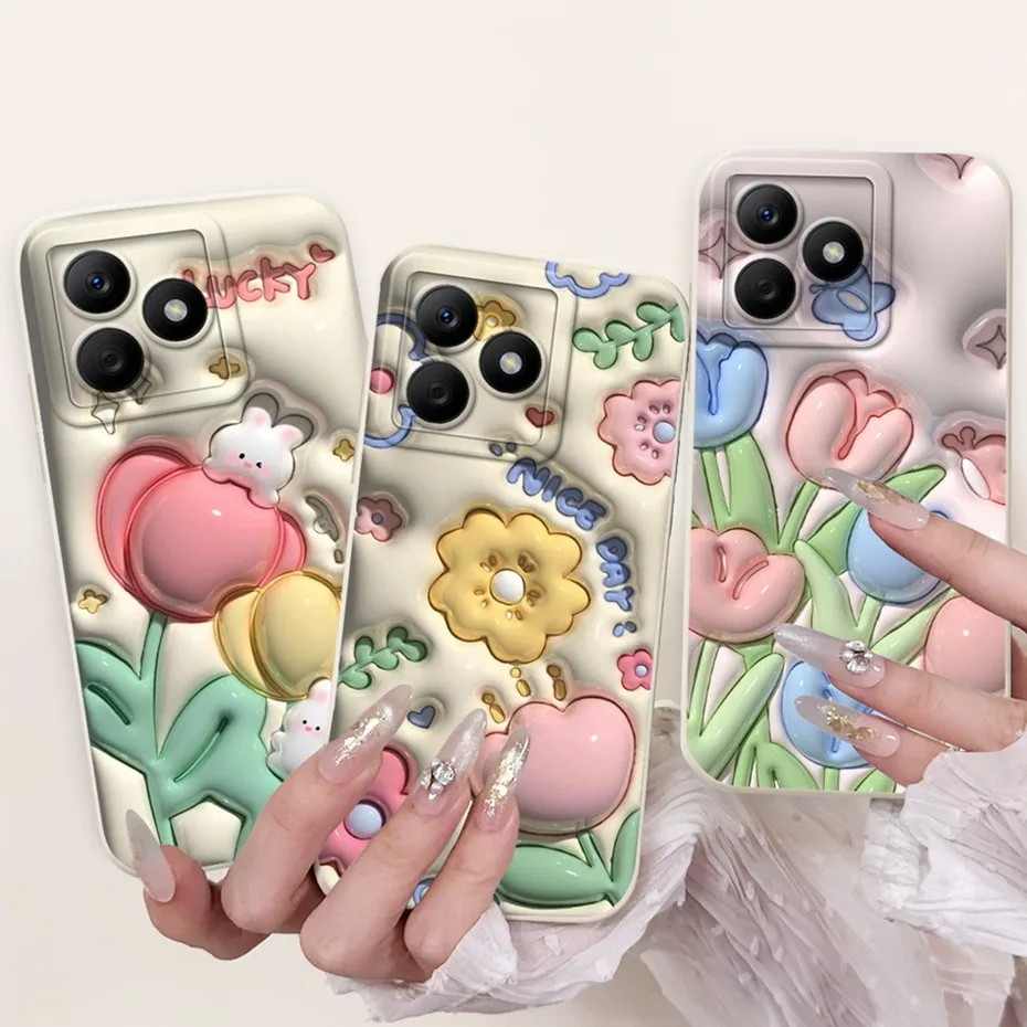 Lens Protective Phone Case - Soft Silicone Jelly Design
