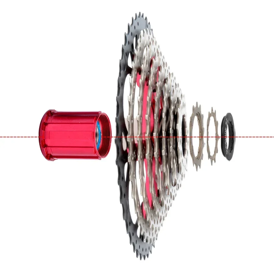Bicycle Cassette SUNSHINE 8/9/10/11/12Speed MTB Freewheel Sprocket 11T-32T/36T/40T/42T/46T/50T/52T HG For SHIMANO/SRAM