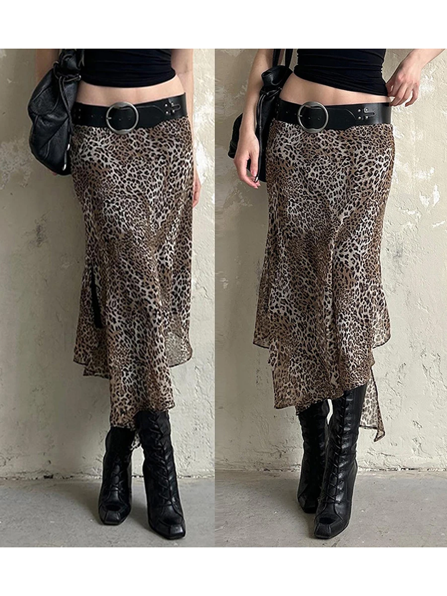 Women s Fashion Pleated Midi Skirts Floral Print High Waist A-Line Skirts Spring Summer Casual Skirts with Pockets