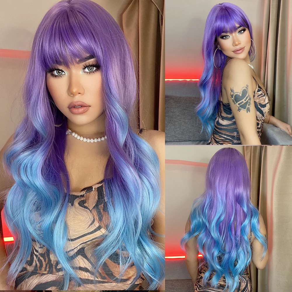 onenonly-p-rpura-azul-peluca-con-flequillo-largo-ondulado-cosplay