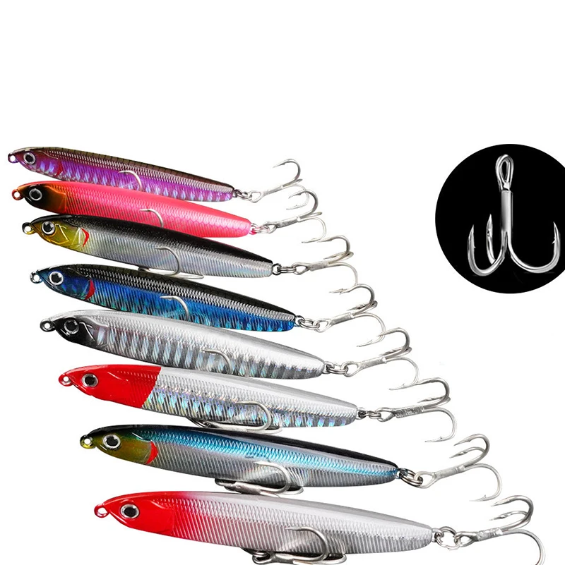 

Pencil Sinking Fishing Lure 10g-14g-18g-24g Bass Fishing Tackle Carp Lures Pesca Accessories Saltwater Fish Bait Isca Artificial