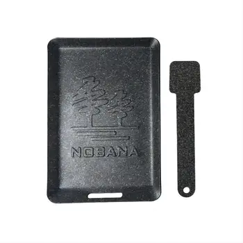 20*13cm Cast Iron BBQ Grill Pan Non-Stick Griddle Skillet with Spatula for Outdoor/Indoor Barbecue Stove Top Cooking