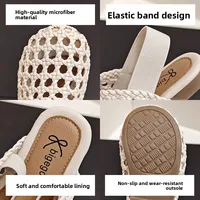 Sandales tissées traditionnelles pour jeunes enfants, été 2026, nouvelles chaussures plates rétro pour bébés, sandales décontractées pour filles, chaussures pour bébés 4